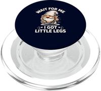 Gnomo Wait For Me I Got Little Legs Humor Funny Running Joke PopSockets PopGrip para MagSafe