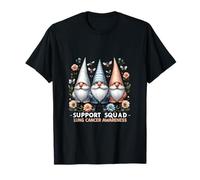 Gnomos Apoyan a Escuadrón Cinta Blanca Concientización sobre el Cáncer Camiseta