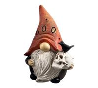 Gnomos de Halloween - 5.12x3.94x7.87 pulgadas Esculturas de escritorio gnomos espectradas para jardín del patio, con diseño de figuras festivas para mesa de estantería para mantempe, centro de