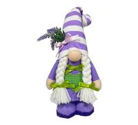 Gnomos escandinavos de lavanda cosidos a mano, figuras de Tomtes de gran felpa para mujeres, familiares, colegas y niños