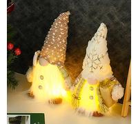 Gnomos Navideños Con Luz Led, Decoración Navidad Gnomo Pequeños, Gnomo Decorativo De Navidad, Gnomo Peluche Sueco Luces, Adornos De Navidad Para El Arbol, Figuras Colgante Puerta Chimeneas Mesa (A)