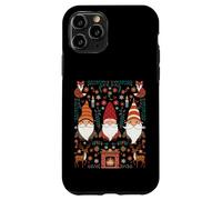 Gnomos nórdico Hygge Arte Popular Navidad escandinava Carcasa para iPhone 11 Pro