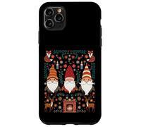 Gnomos nórdico Hygge Arte Popular Navidad escandinava Carcasa para iPhone 11 Pro MAX