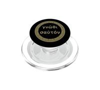 Gnothi Sauton Conoce a ti Mismo Filosofía Griega Antigua Meander PopSockets PopGrip para MagSafe