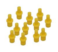 GNOVIATL Conector de Goma Compatible con Herramienta de Limpieza de Cartuchos de inyección de Tinta CISS, Pieza de Junta Hueca Amarilla de 4mm