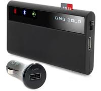 GNS 3000 MFI - Cargador de coche para iPhone, iPad y iPod (incluye receptor GPS Bluetooth y ranura micro USB)