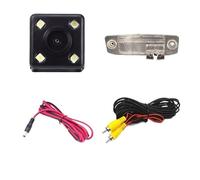 Gnshdg Cámara Marcha Atrás Cámara Visión Trasera Cámara Marcha Atrás Aparcamiento HD CCD Visión Nocturna para Hyundai para Elantra XD HD MD UD para Sonata NF YF Cámara Trasera(4 LED)