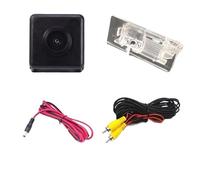 Gnshdg Cámara Marcha Atrás Cámara Visión Trasera para Coche con Respaldo Marcha Atrás HD CCD Visión Nocturna Impermeable para VW para Vento para Polo para Sedán para Notch Cámara Trasera(NO LED)