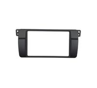 Gnshdg Estrutura painel rádio para Serie 3 para E46 Radio Panel para Estéreo Y DVD Kit De Marco GPS Reacondicionamiento 180 * 105mm Apertura Doble DIN Fascia
