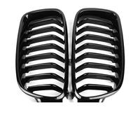 Gnshdg Parrilla Delantera Coche Parrillas De Riñón Delanteras De Carreras para Serie 3 F30 F31 F35 F80 (2012 2013 2014 2015-2018) Color Negro Brillante 1 Par Parachoques Parrilla