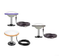 GNSS Receptor de antena para GPS L1/L2/L5 GLONASS BDS para Galileo QZSS IRNSS con conector TNC y soporte de base para equipos de topografía y cartografía (un conjunto de negro)