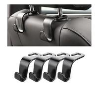 GNTHERF 4 Ganchos para Asiento de Coche, para VW Caddy 2004-2020 2021 2022 2023 2024 2025 reposacabezas Trasero multifuncionales automóvil Colgar Bolsos Abrigos Bolsa