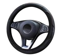 GNTHERF Funda Volante Coche, para Hyundai Santa Fe 2019-2023 Durabilidad Seguridad Antideslizante Suave Transpirable Cubre Universal Accesorios 37-38CM,B