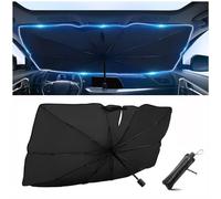 GNTHERF Parasol Coche Delantero, para Audi Q3/Q3 Sportback 2019-2023 Parasol Coche Proteccion Solar Anti UV Rayos Plegable Fácil de Instalar y Almacenar
