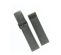 GNUFOPI Correa de Reloj de Repuesto Compatible con Reloj Unisex Bering con Correa Delgada con Tornillo de 24 mm y 20 mm(Deep Grey)