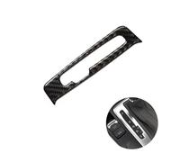 GNUFOPI Embellecedor de Cubierta de botón de Interruptor de Cambio de Marchas de Consola Central de Fibra de Carbono Real for Audi A4 B8 A5 Q5 2009-2015 2016(09-12 LHD)