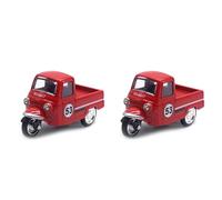 GNURBDILFO 2 adornos de triciclo vintage para coche, modelo de coche, adorno de escritorio para coche, estatua A