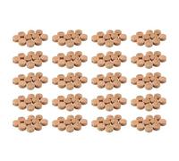 GNURBDILFO 200 Unids Llave del Agua Llave del Agua Válvula de Escupir Almohadilla de Corcho para los Accesorios de Reparación de Trombón de Trompeta Diámetro 9Mm Espesor 4Mm