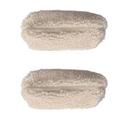 GNURBDILFO 2X Estuche para LáPices Estuche para BolíGrafos Felpa Kawaii Bolsas con Cremallera Estuche Organizador de Maquillaje CosméTico Material de Oficina Escolar (Beige)