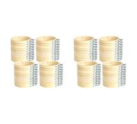 GNURBDILFO 72 Piezas de de Bordado de 3 Pulgadas, Mini de Bordado, Redondo de Bambú para Manualidades, Costura y Manualidades, 8 cm