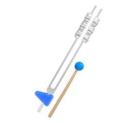 GNURBDILFO DipasóN de VibracióN de Martillo, DiapasóN de AleacióN de Aluminio de 32Hz con Herramienta de Cuidado de para Terapia de DiagnóStico de Martillo