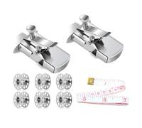 GNURBDILFO GuíA de Costura MagnéTica para MáQuina de Coser, Paquete de 9 Accesorios para MáQuina de Coser, Medidor MagnéTico Anti-Curvado Multifuncional