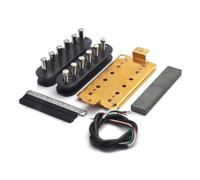 GNURBDILFO HBC Pickup DIY Kits-Cuproníquel Baseplate/Fijo/Barra Ajustable/Kits de Pastilla de Cable 4C 52mm