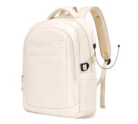 GNURBDILFO Mochila para Ordenador PortáTil Mochila de Viaje para Mujer: Antirrobo, Puerto de Carga USB, Mochila Universitaria Resistente Al Agua