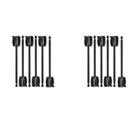 GNURBDILFO Paletas mezcladoras de resina, accesorio mezclador epoxi para taladro, accesorio de taladro agitador de pintura reutilizable (12 piezas)