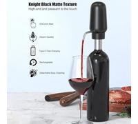 GNURBDILFO Vertedor de Vino EléCtrico, Aireador de Vino Recargable con 2 Tapones de Vino, Aireador de Vino AutomáTico PortáTil de 1 BotóN