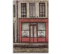 Gnvkd Ecbxz Bernard Buffet Póster Vintage Lienzo Pintura Bernard Buffet Impresiones La Galería Arte de Pared Estética Casa Dormitorio Decoración Moderna Cuadro 40x60cm Sin Marco