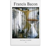 Gnvkd Ecbxz Famosos pósteres de Francis Bacon《 LA DANSE 1933》Pintura en lienzo Arte abstracto en la pared, impresiones de Francis Bacon para decoración moderna del hogar 50x70cmx1 Sin marco