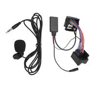 GNXfixt 12 pines para radio de coche con adaptador Bluetooth 5.0 estéreo AUX cable para W169 W245 W203 W209 W164