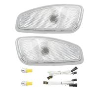 GNXFixt 2 x LED Piloto Intermitente Indicador de Dirección Lámpara Señal Impermeable para Renegade 2014-2021 51953116, 51953114 bombillas LED con lentes ahumadas indicadores de dirección laterales luz