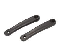 GNXFixt Biela para bicicleta, 1 par de bielas duraderas para bicicleta de montaña, bielas de bicicleta de montaña, 2 manivelas, manivela para bicicleta BMX Old School Cruiser Cyclocross Bike Mid Drive