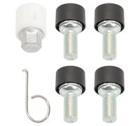 GNXfixt Tornillo Antirrobo Rueda Coche Radsicherung Felgenschloss Radschrauben für A-n CC S-n Yiou S-o Beetle Weilan Magotan 000071597D Radsicherungsschrauben M14x1.5x27