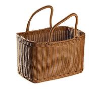 GNYVZXPLQ Cesta de bambú para flores, Totalizador de la fruta del mercado Handletraw playa flor rota Baskettorage comida campestre for Handhopping