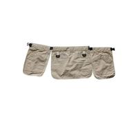 GNYVZXPLQ Delantal de cintura media, Medio delantal multicolor cintura abrigo cocina sin mangas ajustable multi bolsillo(Khaki Apron)