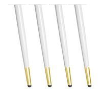 GNYVZXPLQ Estructura de las patas de la mesa de metal, patas para mesa de metal DIY for escritorio, mesita de noche con tornillos de montaje multicolor 40-100 cm (platino, 100 cm)