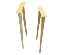 GNYVZXPLQ Estructura de las patas de la mesa de metal, patas para muebles de metal DIY con tornillos de montaje multicolor 45 x (62-100) cm (dorado, 45 x 72 cm)