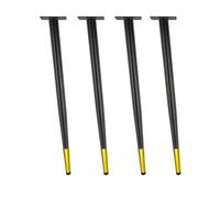 GNYVZXPLQ - Marcos de patas de mesa de metal, patas de mesa de metal para montaje en mesilla de noche, oficina, con tornillos de montaje, varios colores, 40-100 cm(Black Gold,100 cm/39,4 pulgadas)