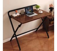 GNYVZXPLQ Mesa informática, Escritorio de computadora Plegable Multicolor, Varios tamaños, diseño Plegable, Amplio Espacio de Almacenamiento en el Escritorio.(Walnut,60 * 40 cm/23.6 * 15.7 in)