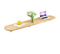 GNYVZXPLQ Mesa informática, Mesa Plegable de Pared, Banco de Trabajo, Escritorio for Comedor, Estudio, Cocina, Multicolor (60-120 cm) x 30 cm(Wood Color,120x30cm(47x12))