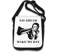 GO Ahead Make My Day - Bolso de hombro, color blanco, White, Talla única