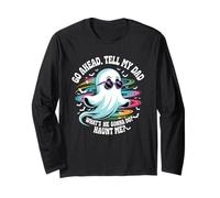 Go Ahead Tell Dad What's She Gonna Do Haunt Me Ghost Humor Manga Larga