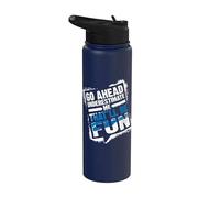 Go Ahead Underestimate Me That'll Be Fun Summer Gift Stainless Steel Insulated Water Bottle