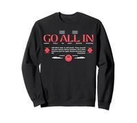 Go All In - Ropa Urbana de tipografía Urbana Sudadera