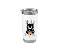 Go Ask Your Mom Vaso térmico de acero inoxidable de doble pared