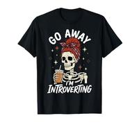 Go Away I'm Introverting Antisocial Camiseta