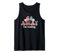 Go Away I'm Reading Book Lovers Bookish Merch Book Themed Camiseta sin Mangas